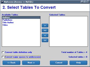AccessMyWizard Main window